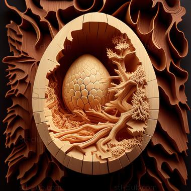 3D мадэль Вылупление план-яйца (STL)